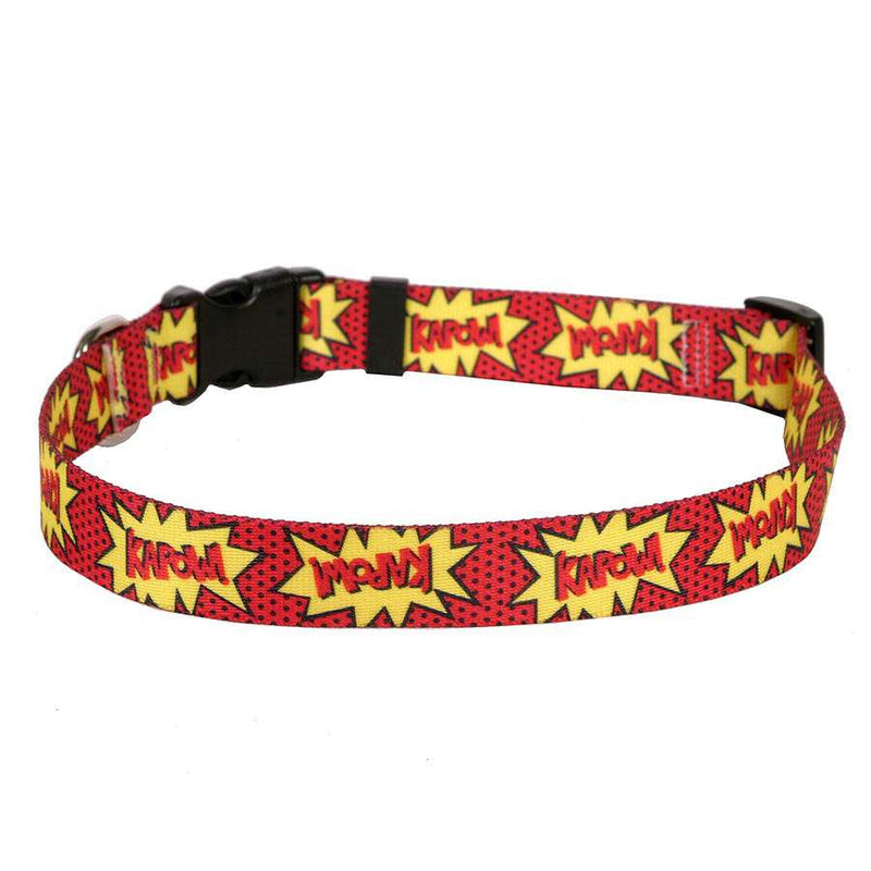 KAPOW! Comic Adjustable or Martingale  Dog Collar