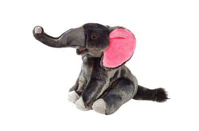 Fluff & Tuff Edsel Elephant- durable plush toy for dogs