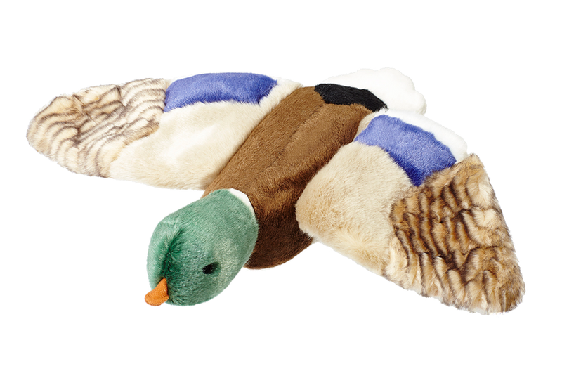 Fluff & Tuff Wally Duck- durable plush toy for dogs