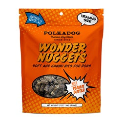 PolkaDog Wonder Nuggets- soft Peanut Butter treats for dogs
