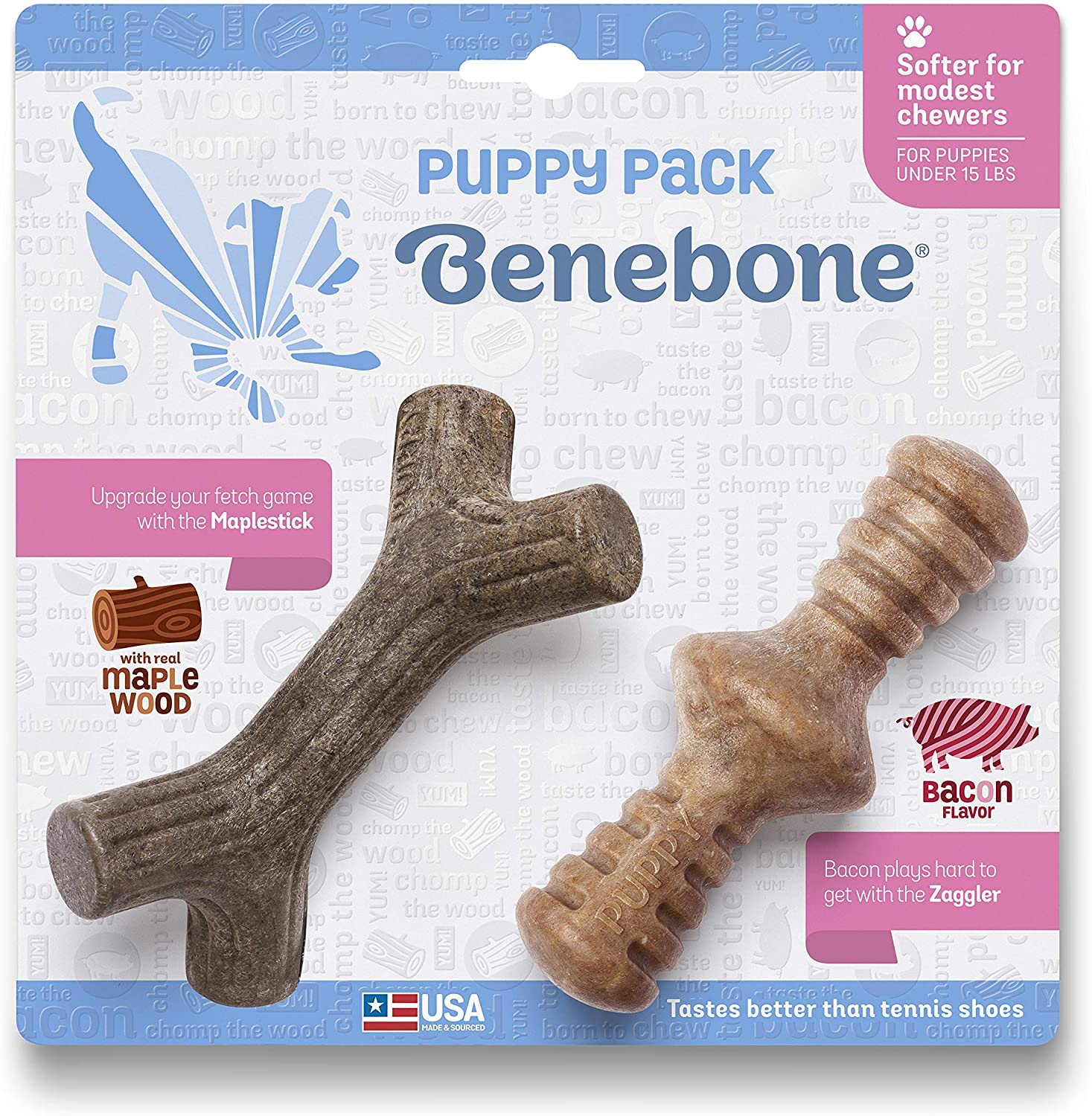 Benebone Puppy Pack Maplestick & Zaggler 650400 – Good's Store Online