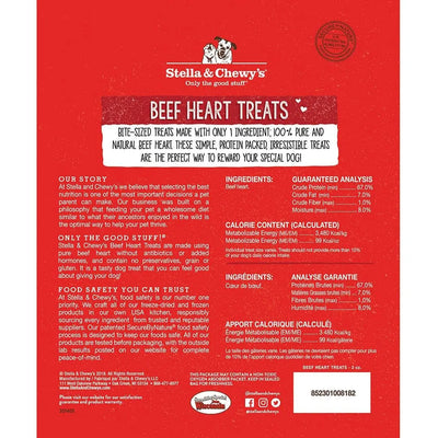 Stella & Chewy 100%  Freeze Dried Beef Hearts MADE IN USA