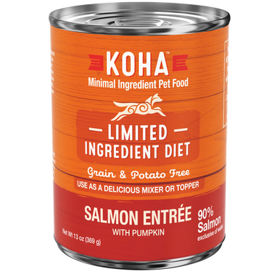 KOHA Limited Ingredient Wet Dog Food- Salmon with Pumpkin