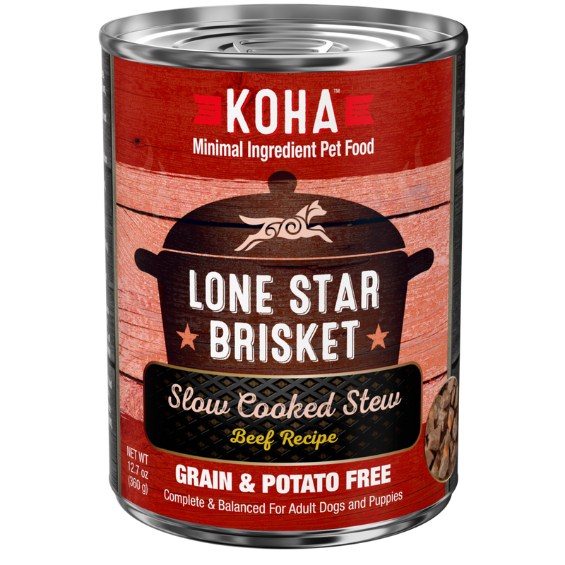 Lone Star Brisket Slow Cooked Stew Beef Recipe for Dogs