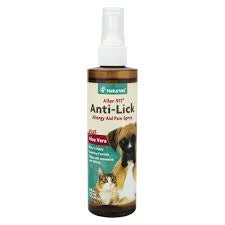 NaturVet Anti-Lick Allergy Aid Paw Spray for Cats & Dogs