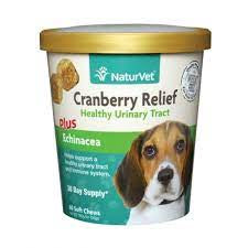 NaturVet Cranberry Relief +Echinacea Healthy Urinary Tract for Dogs