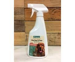 NaturVet Herbal Flea Spray for Cats & Dogs - MADE IN USA