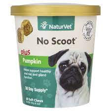 NaturVet No Scoot- fiber treats for dogs with pumpkin