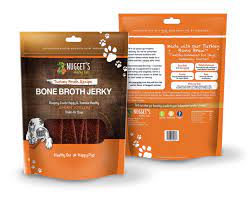 Nugget Jammin' Jowlers Chewy Turkey Jerky Treat for Dogs