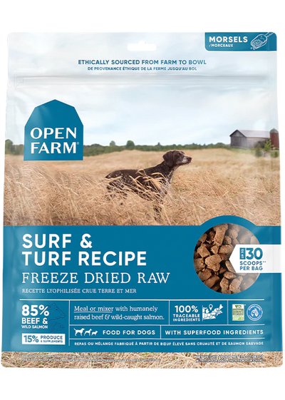 Open Farm Freeze Dried Surf & Turf Morsels for Dogs
