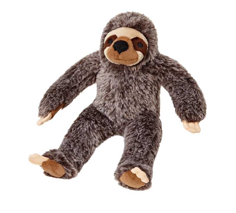 Fluff & Tuff Sonny the Sloth- durable plush toy for dogs