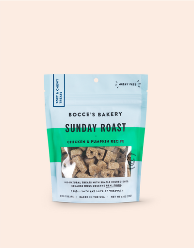 Bocce's Sunday Roast- all natural,soft dog treats