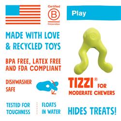 Tizzi Play & Treat Dog Toy by West Paw