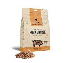 Vital Essentials Freeze dried Raw Pork Entree Mini Nibs for Cats 8.0 oz