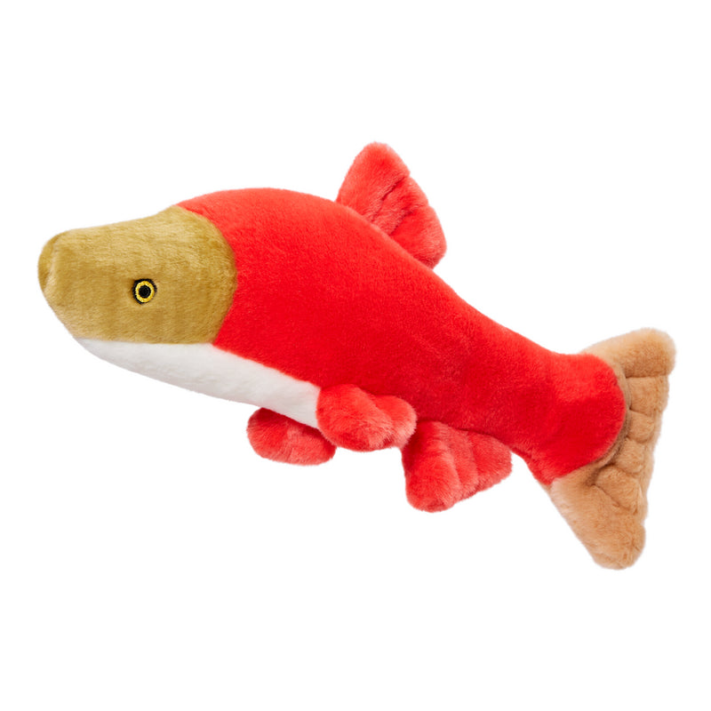 Fluff & Tuff Cedar the Salmon Plush Dog Toy