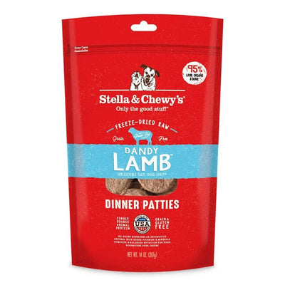 Stella & Chewy's Freeze-Dried Dandy Lamb Dinner Patties for Dogs