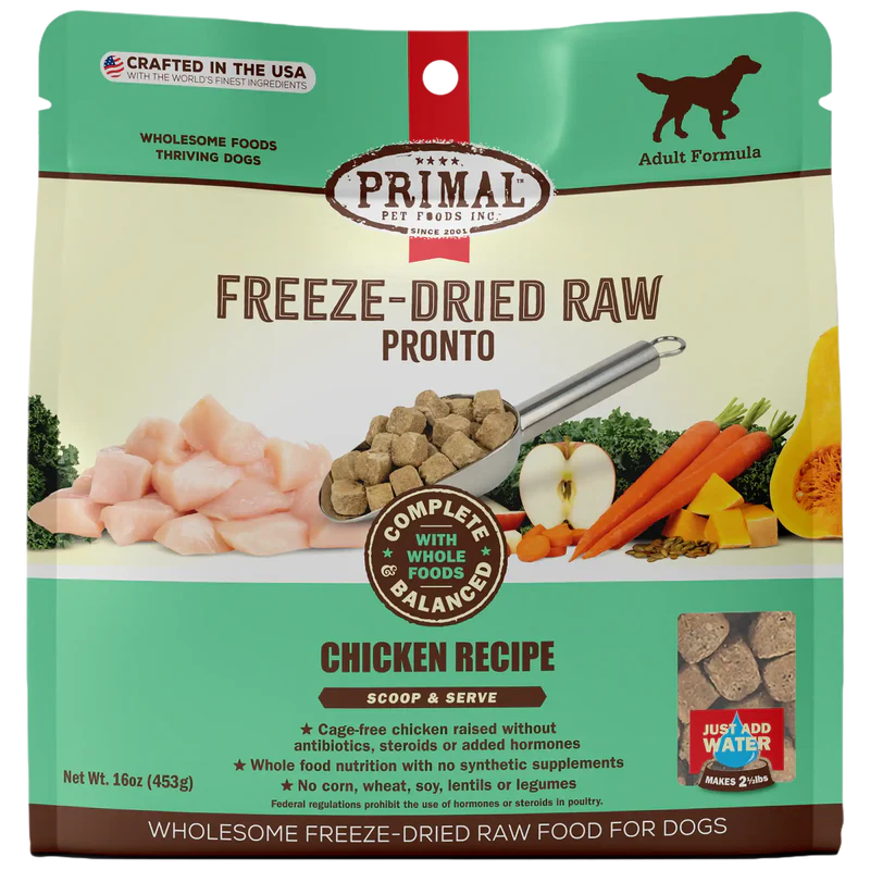 Primal Pronto Complete Freeze-Dried Raw  Recipe