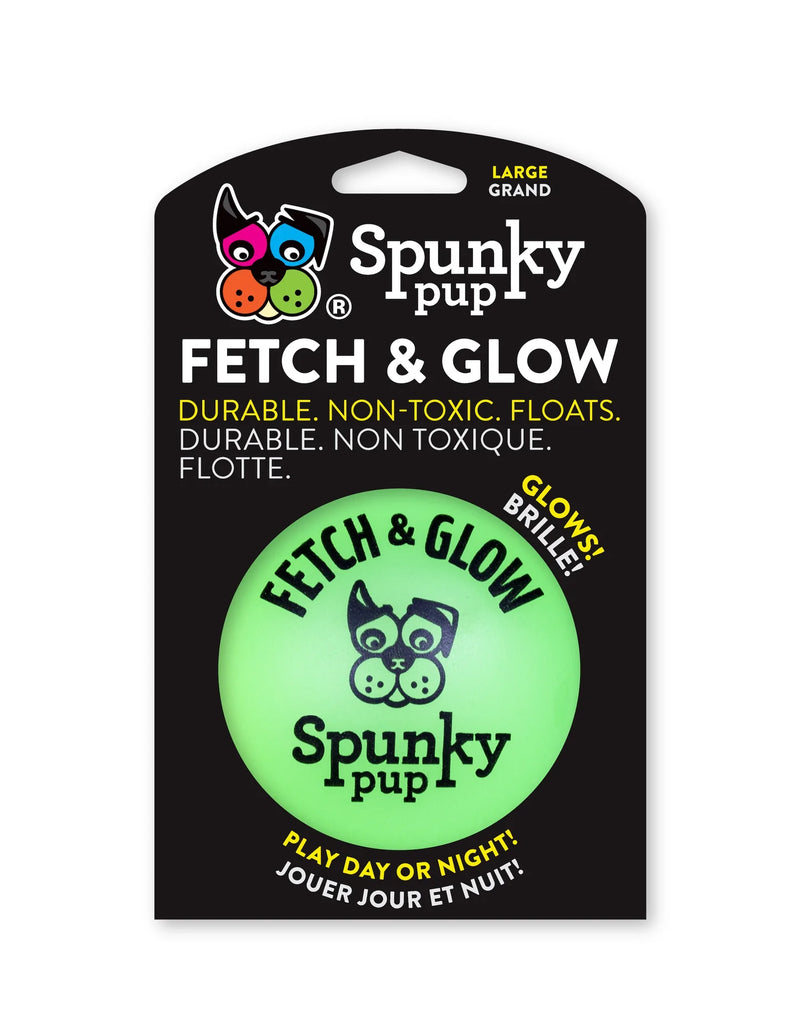 Spunky Pup Fetch & Glow ball for dogs