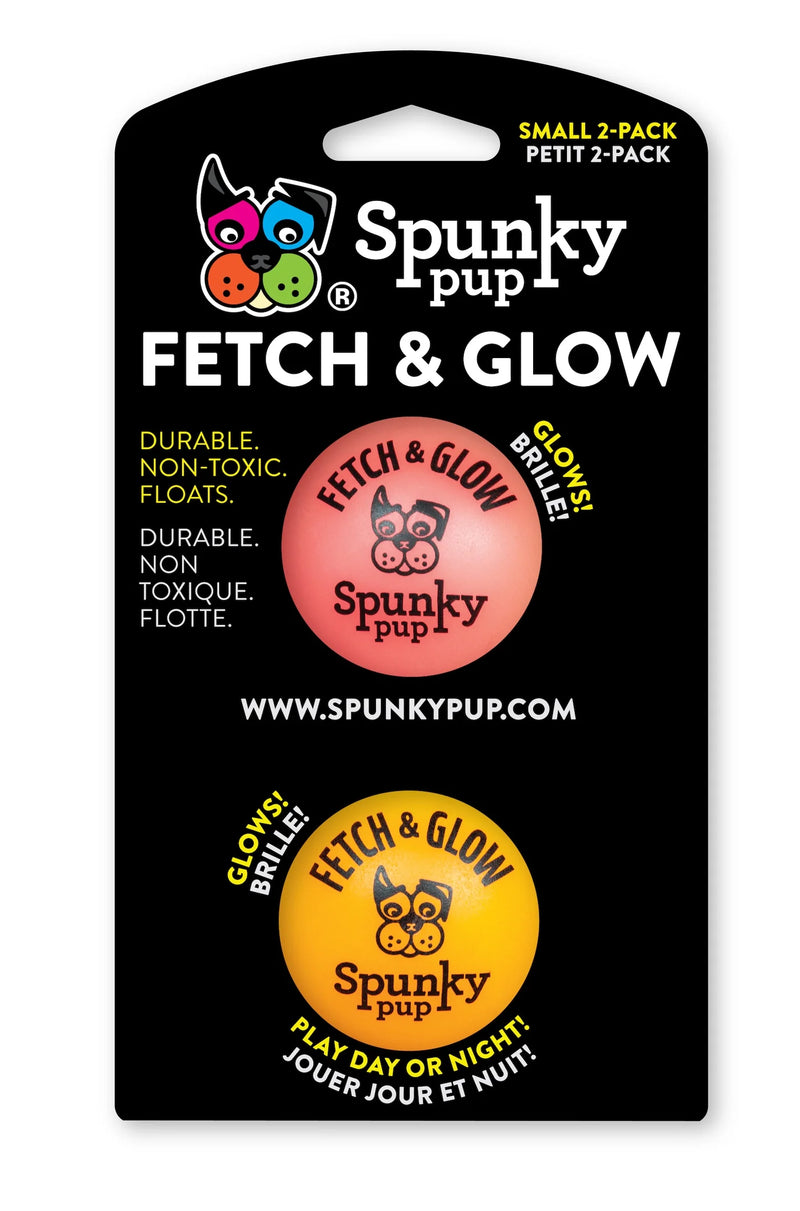 Spunky Pup Fetch & Glow ball for dogs