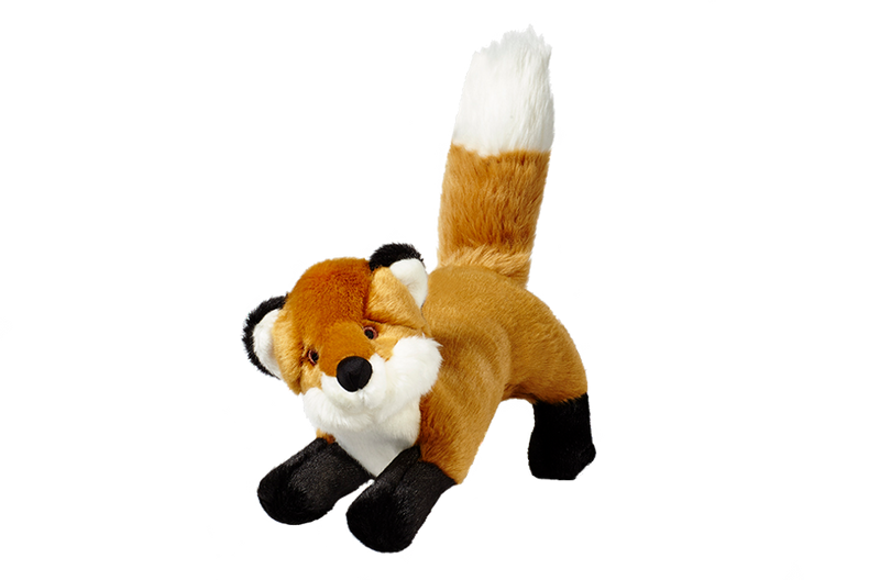 Fluff & Tuff Hendrix Fox Durable Plush Dog Toy