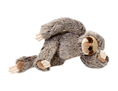 Fluff & Tuff Tico Sloth: Durable Plush Dog Toy