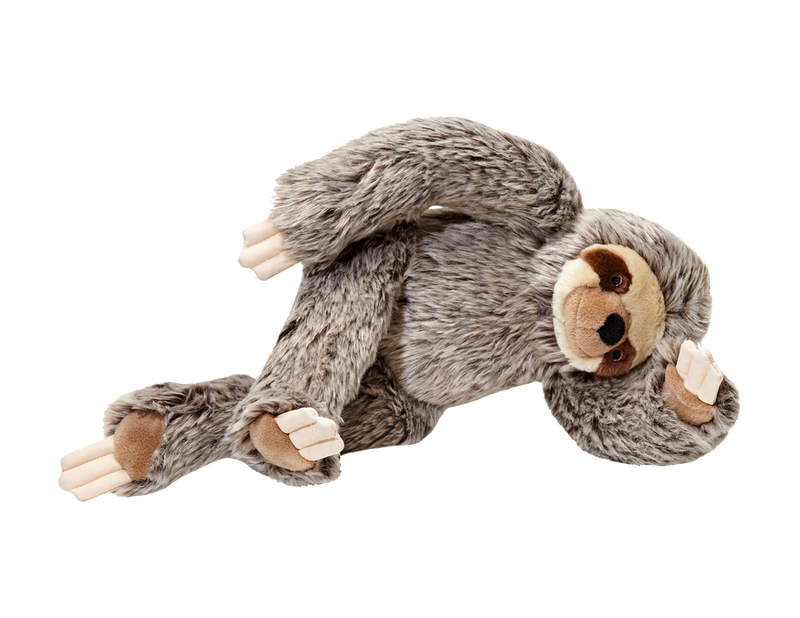 Fluff & Tuff Tico Sloth: Durable Plush Dog Toy