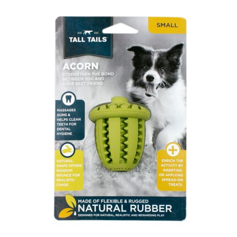 Tall Tails Natural Rubber Acorn Durable Dog Toy