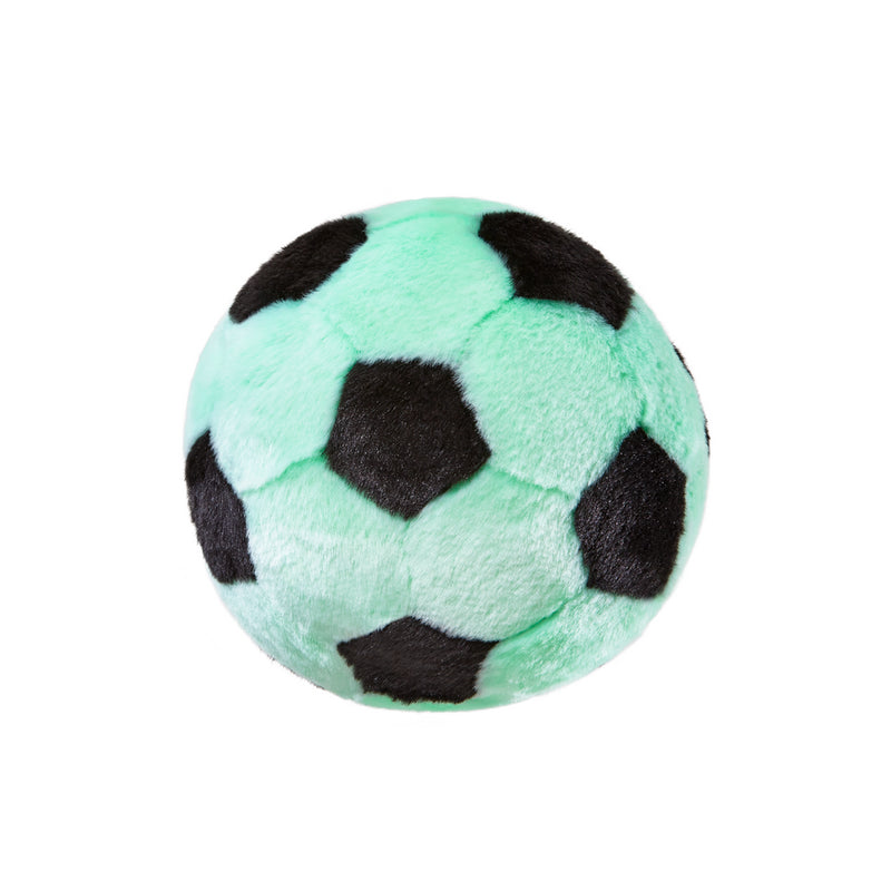 Fluff & Tuff Soccer Ball Large "Squeaker-less" Durable Dog Toy