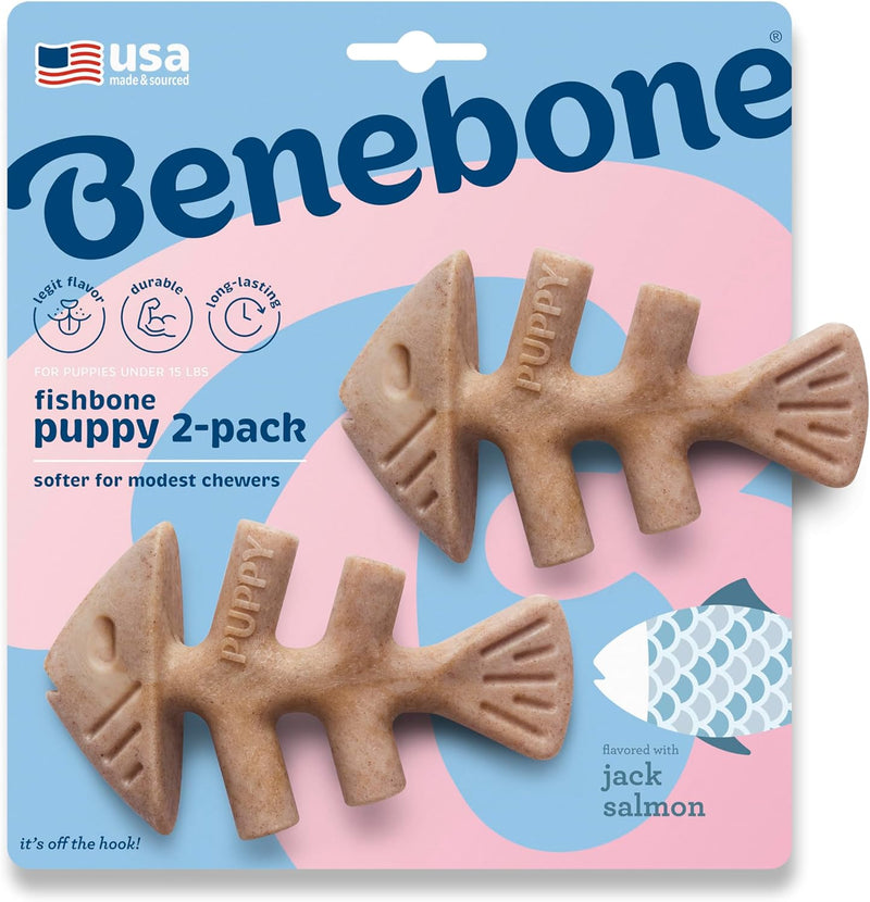 Benebone 2 pk Fishbone Chew for Puppy