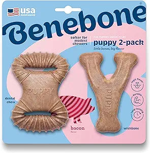 Benebone Puppy Pack: Dental & Wishbone for Dogs