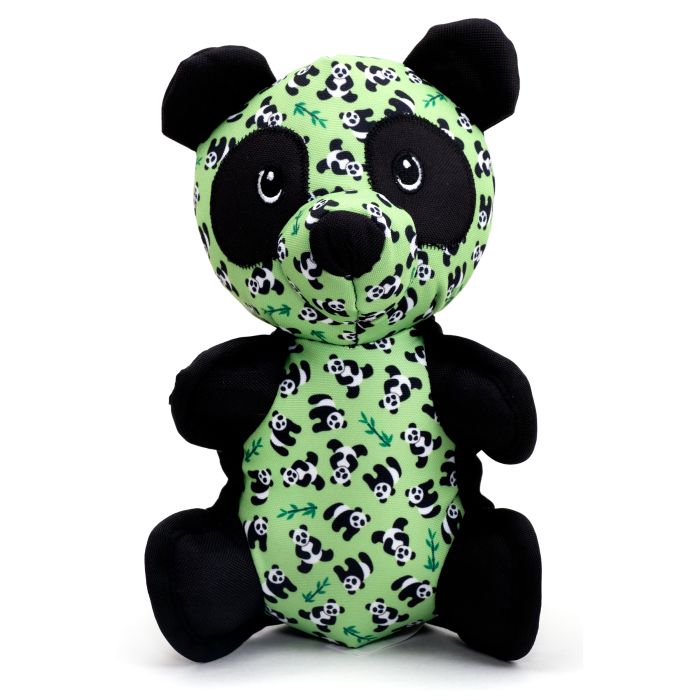 Worthy Dog Green Panda Durable Dog Toy