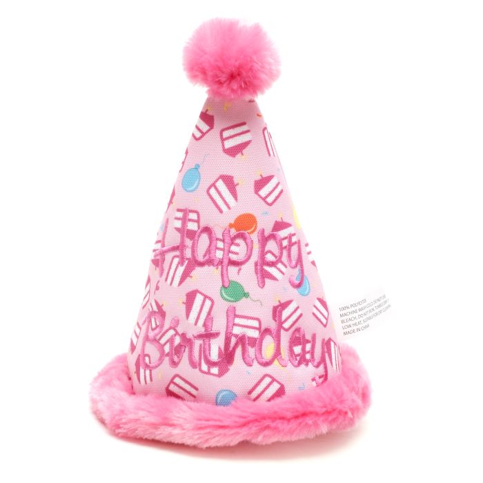 Worthy Dog Birthday Hat Toy for Dogs