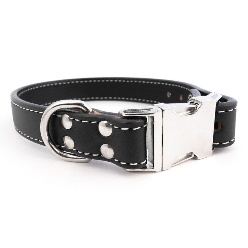 Seneca Side Release Leather Collar