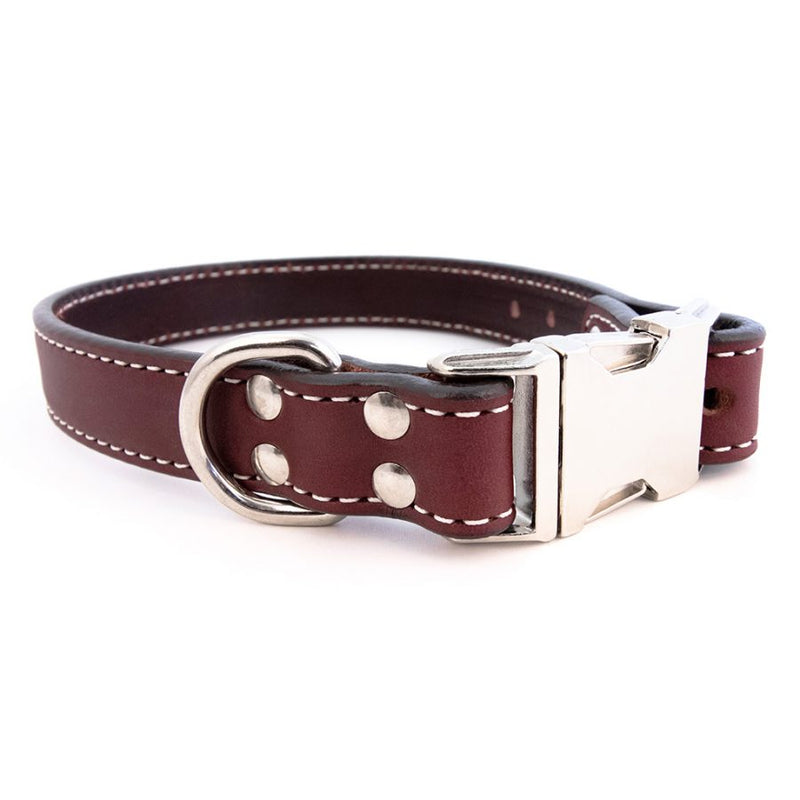 Seneca Side Release Leather Collar