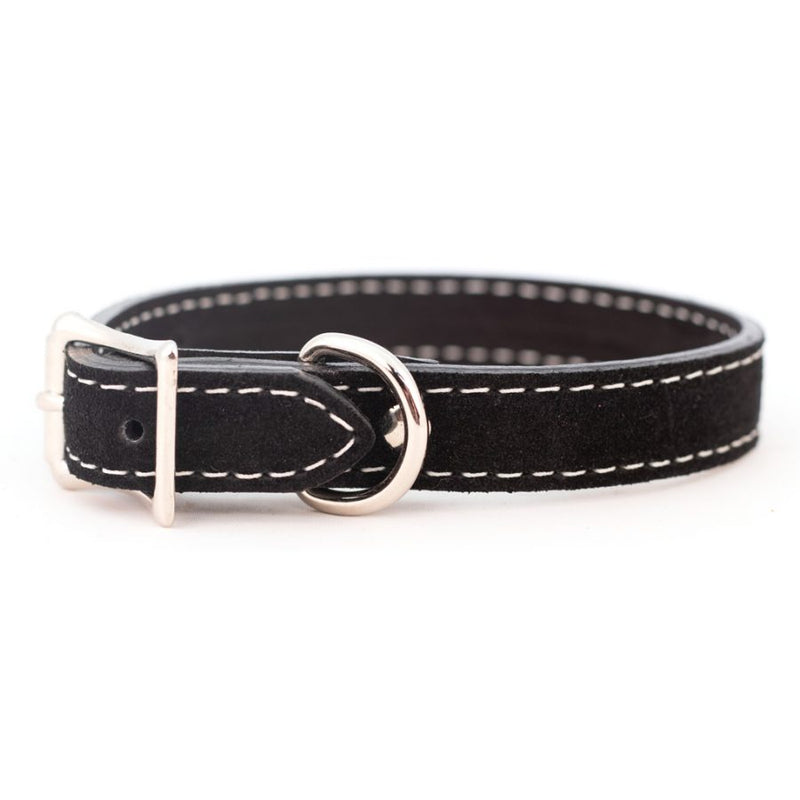 Saratoga Suede Luxury Leather Collar