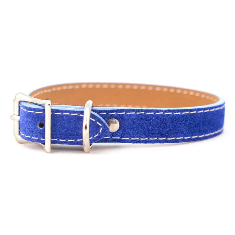 Saratoga Suede Luxury Leather Collar