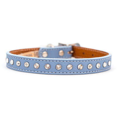 Tuscan Genuine Crystal Leather Collar