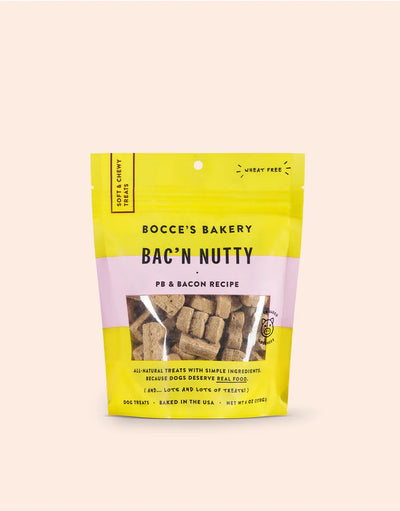 Bocce Bakery Bacon Nutty Soft & Chewy Dog Treats 6.0 oz.