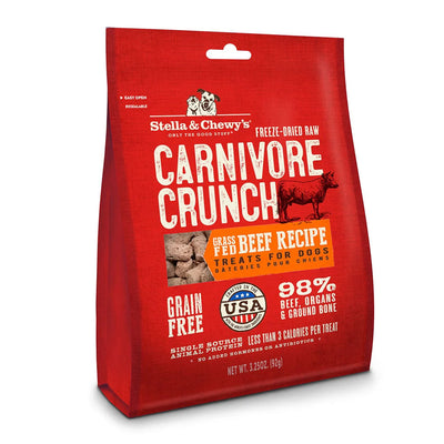 Stella & Chewy's Carnivore Crunch 3.25 oz. Treats for Dogs