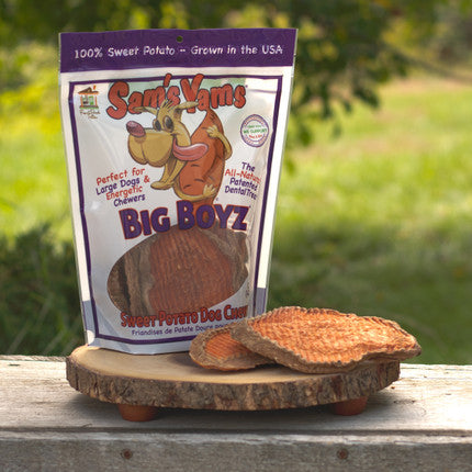 Sam’s Yams Big Boyz- Vegan Sweet Potato Treats for Big Dogs