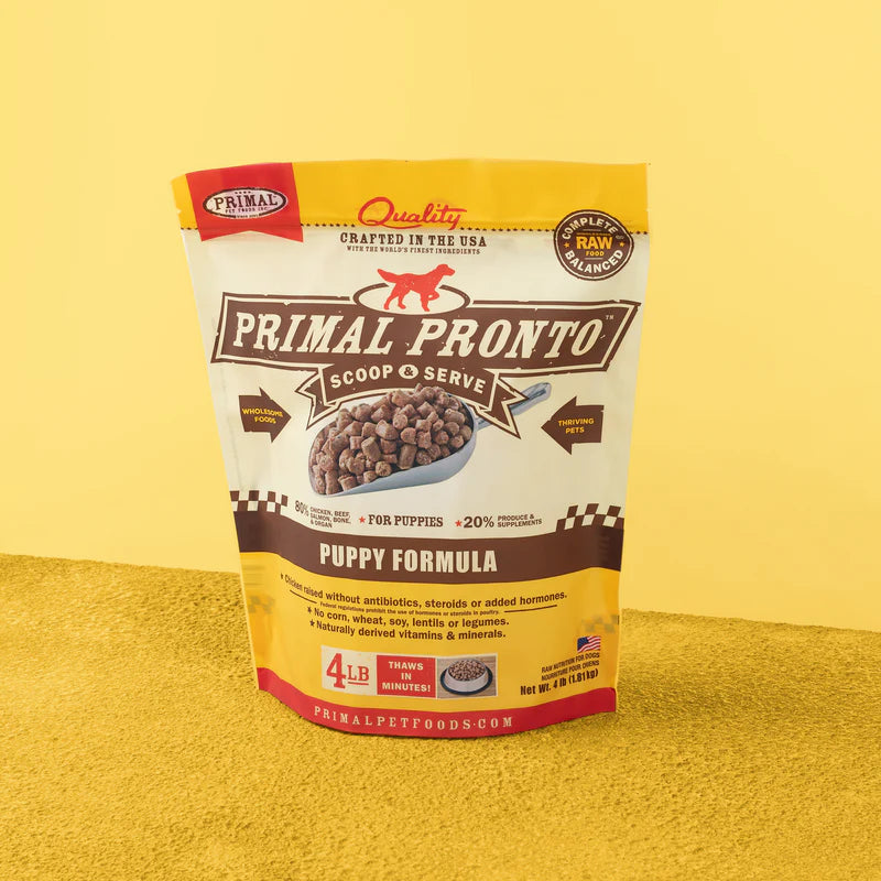 Primal Freeze Dried Raw Pronto Puppy Recipe for Dogs BigDog Boutique