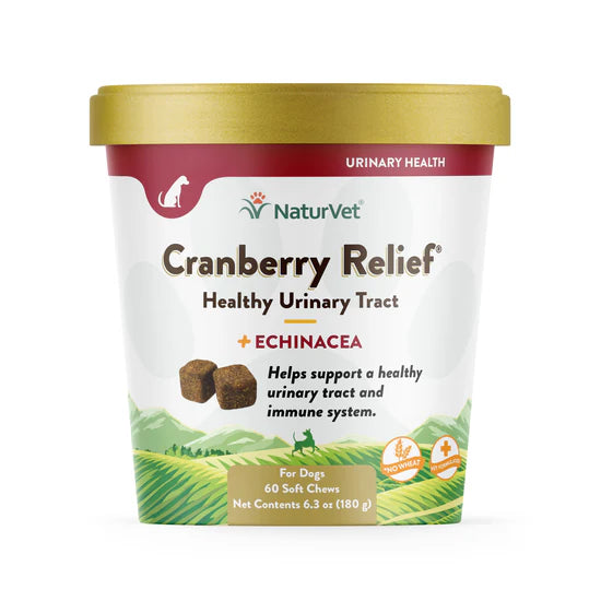 NaturVet Cranberry Relief +Echinacea Healthy Urinary Tract for Dogs