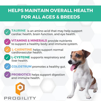 Progility Multi-Vitamin Supplement (soft chew) for Dogs Mini 60 count