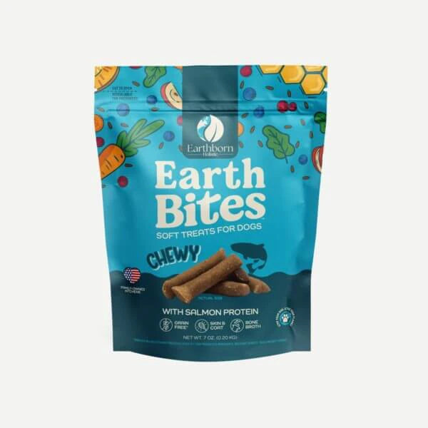 Earth Bites Grain Free Chewy 7 oz. Soft "Salmon" Treats for Dogs 7.0 oz.