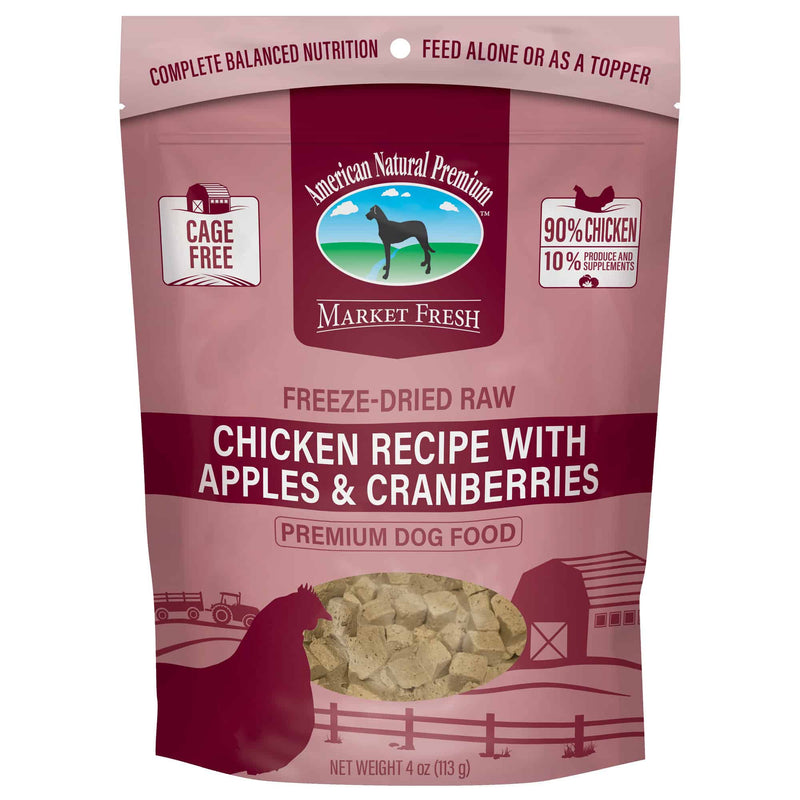 American Natural Premium Freeze Dried Treats/Food  4oz