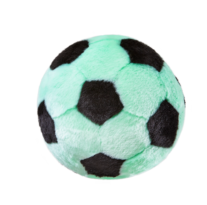 Fluff & Tuff Soccer Ball Large "Squeaker-less" Durable Dog Toy