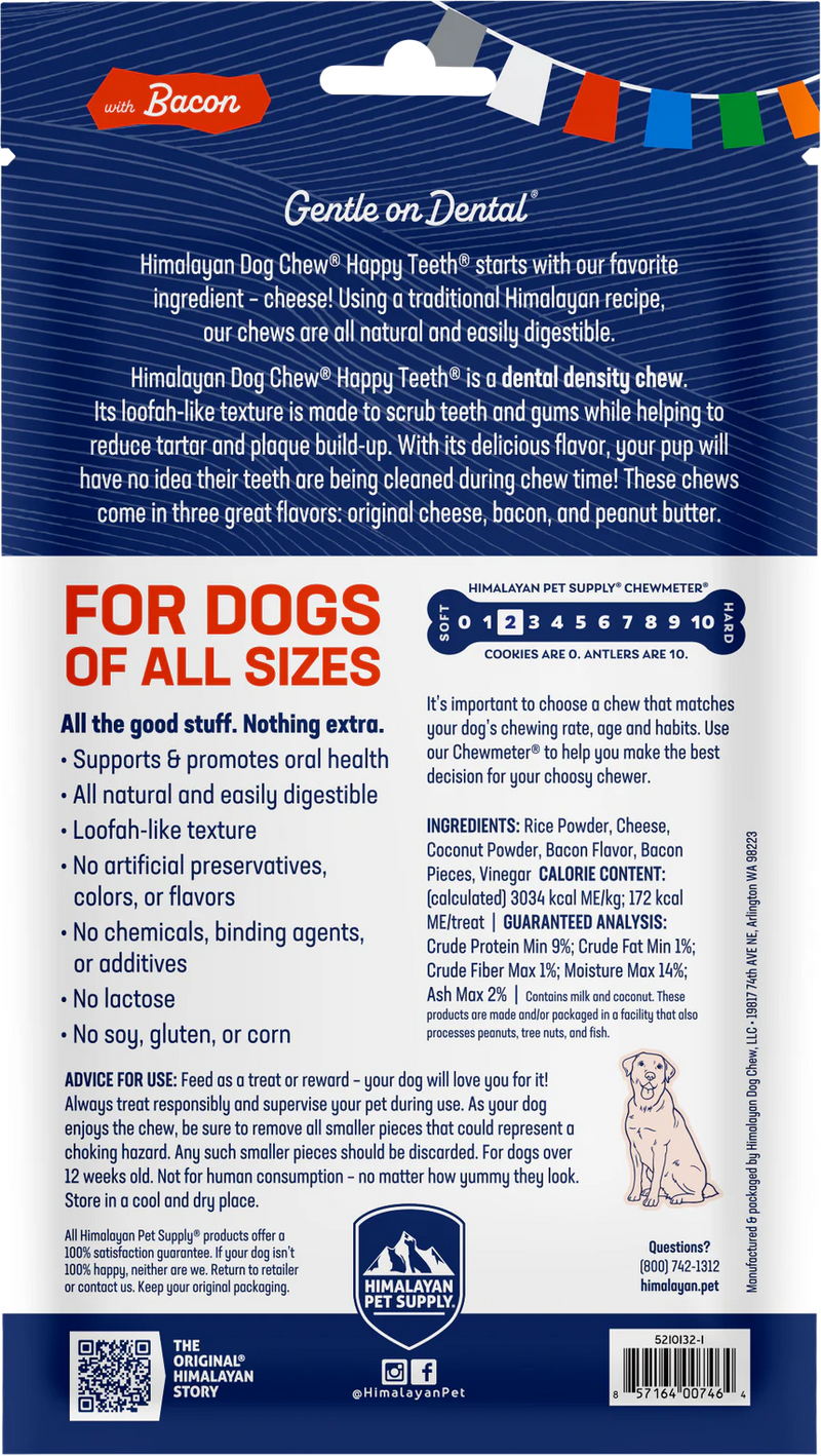 Himalayan Happy Teeth Dental Chews for dogs- 2 pack