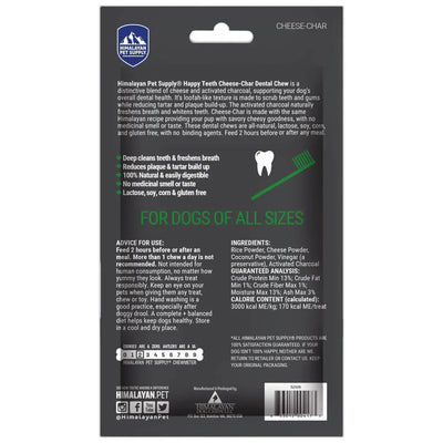 Himalayan Happy Teeth Dental Chews for dogs- charcoal