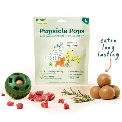 Woof Pupsicle Pops- refill treats for Pupsicle Dog Toy