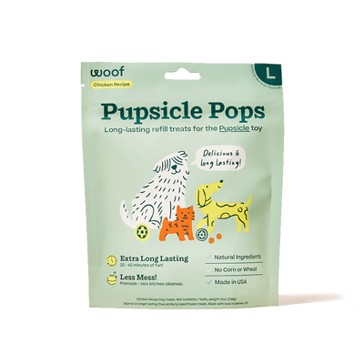Woof Pupsicle Pops- refill treats for dogs